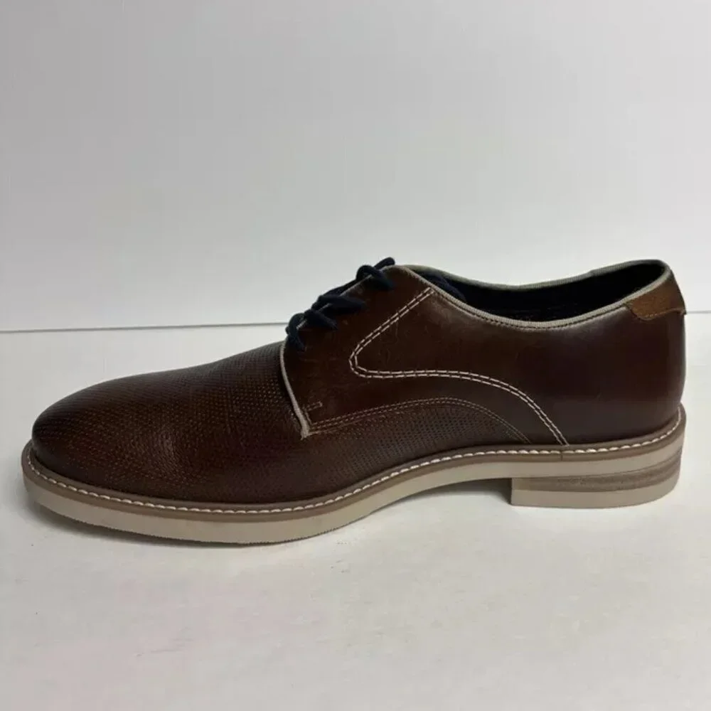 Steve Madden Men’s Costa Oxford Shoes Cognac, Size 11 M
